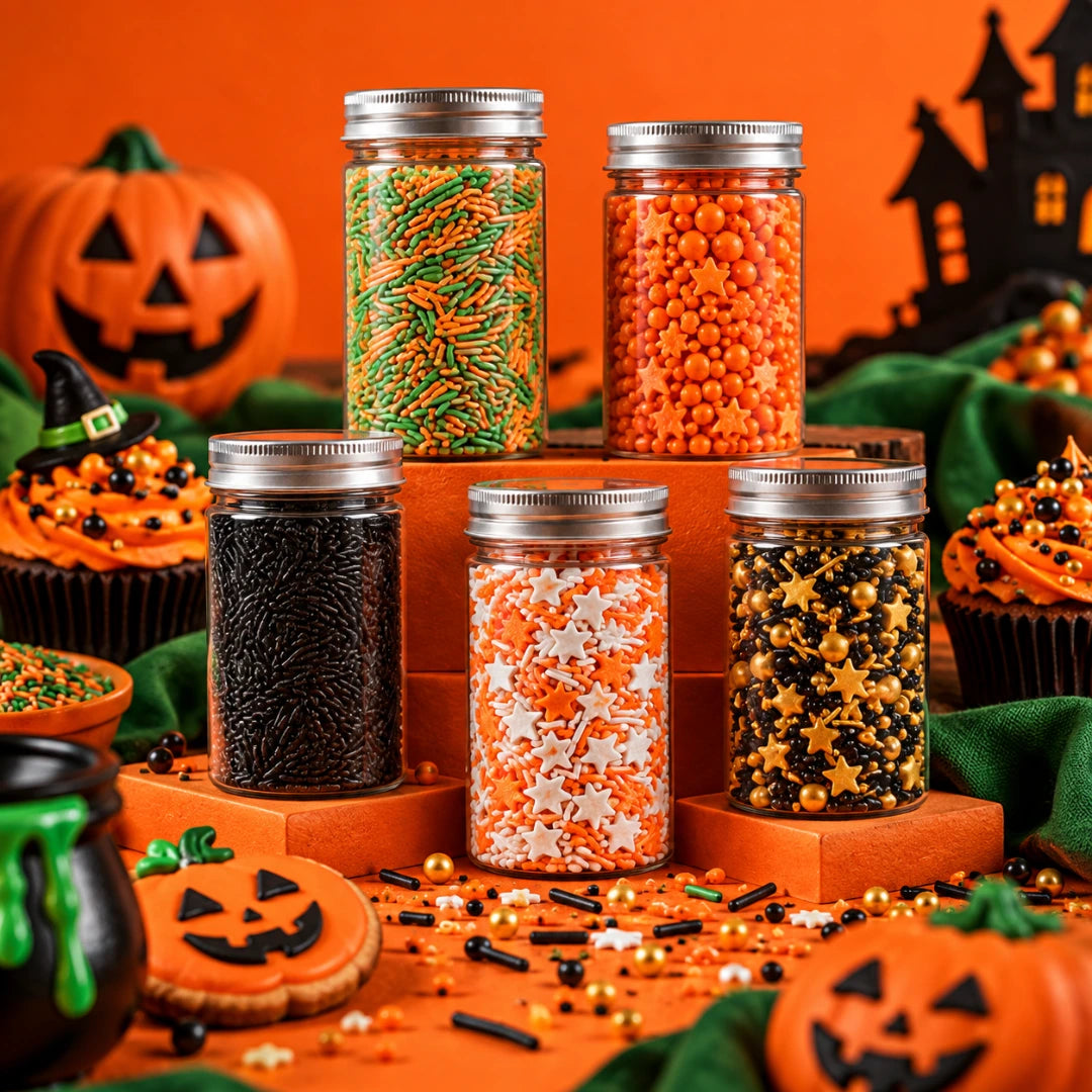 Classic Jack-O'-Lantern Sprinkles Kit ( 5 x 60 GM )
